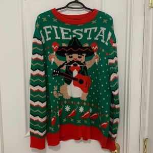 Men’s Fiesta Cat Ugly Christmas Sweater